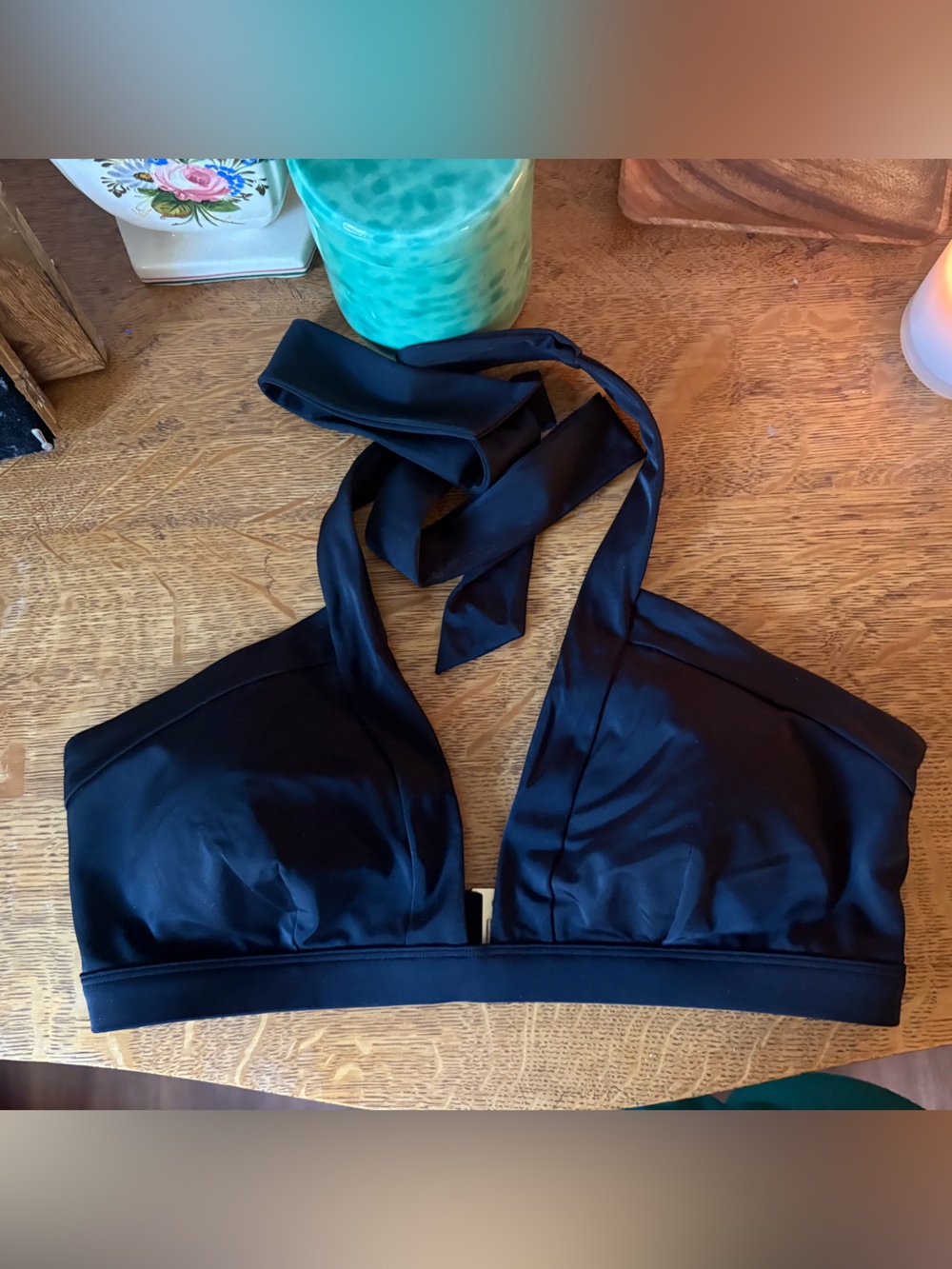 Boden Black Swim Bikini top 12